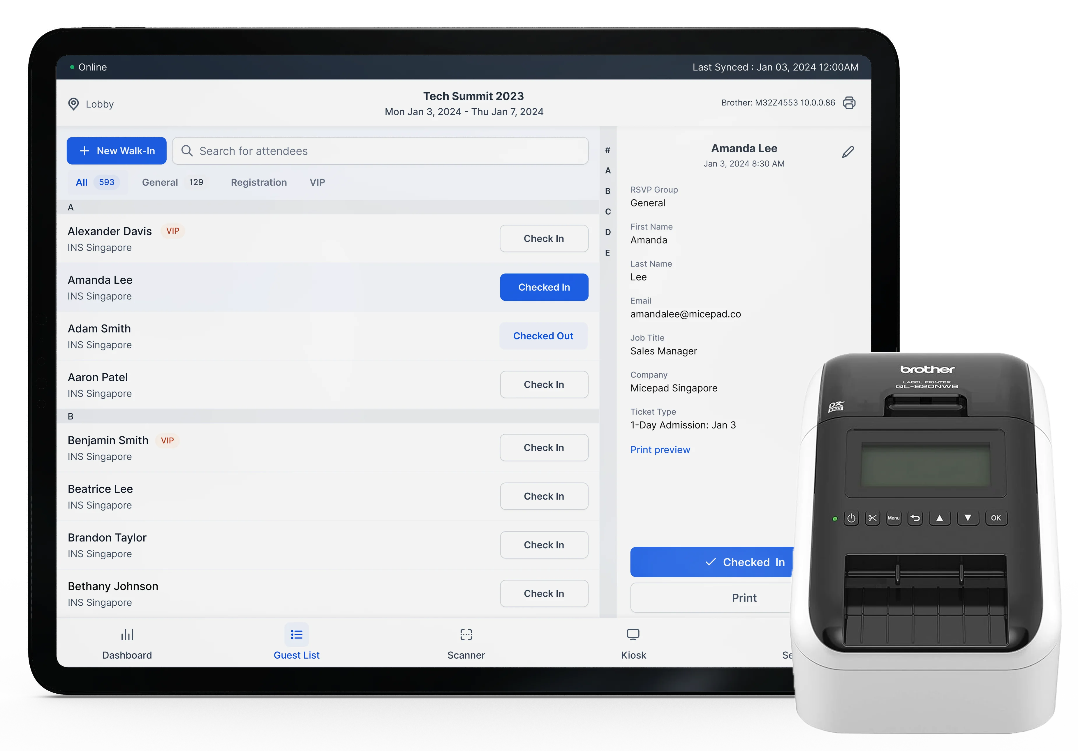 線上報到 & QR Code簽到系統讓您的客人在無憂的活動報到過程中留下深刻印象 - Micepad Taiwan邁思科技