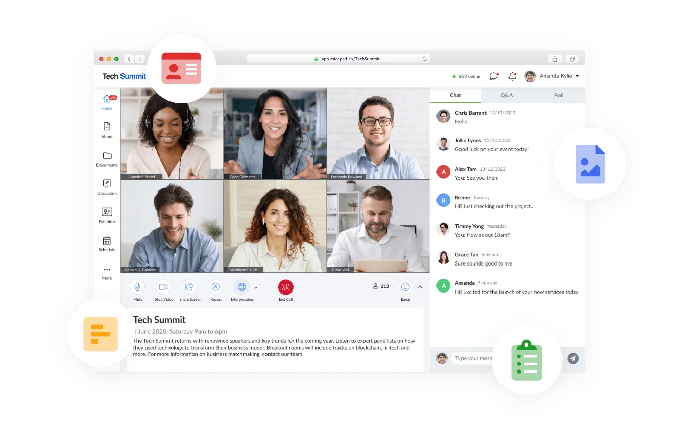 Our Hybrid Event Solutions Deliver High Quality stream To Your Online Attendees - Micepad Singapore