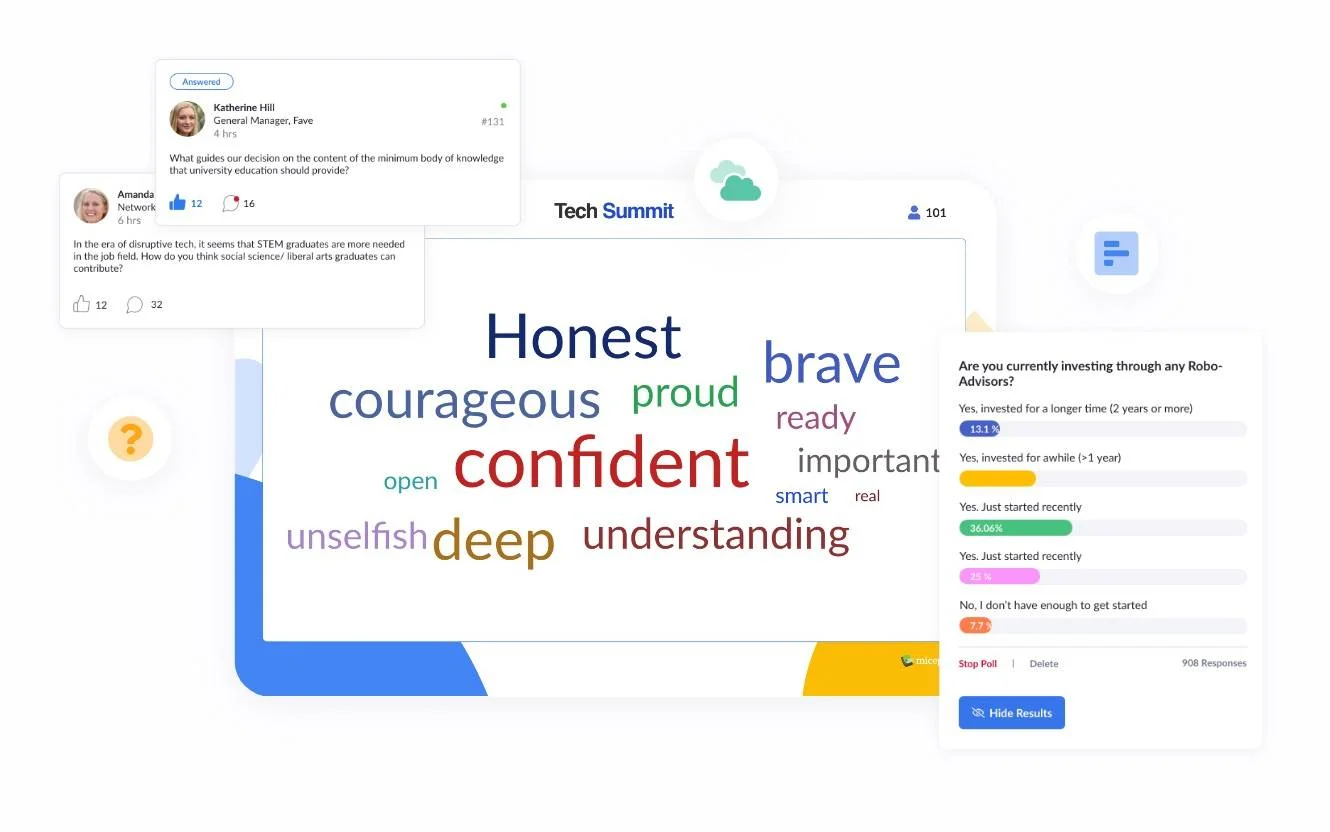 Virtual event platform