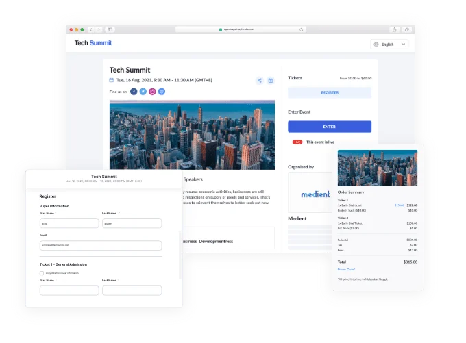 Event registration system