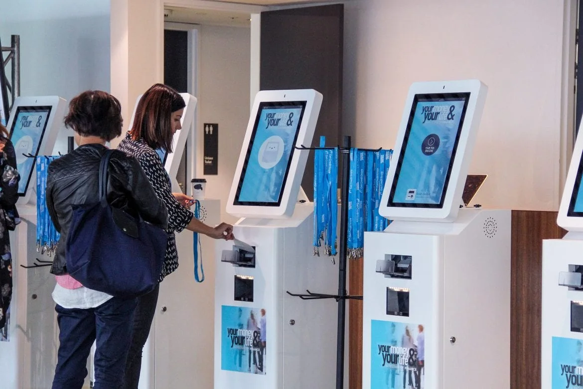 event registration check in tips - self kiosk